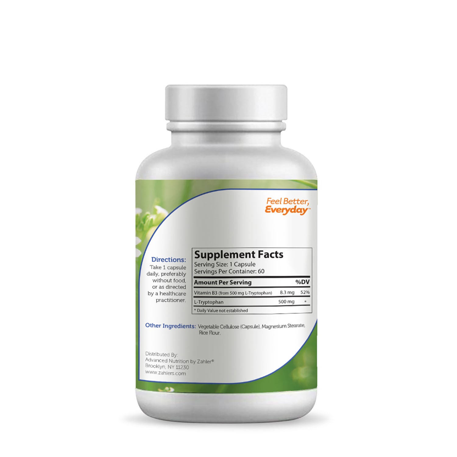 L-Tryptophan Supplement (60 Servings)